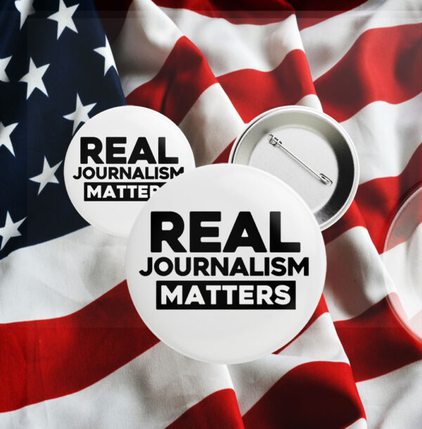 Real Journalism Matters - Protest Anti trump 2025 Button