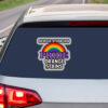 Removes Stubborn Orange Stains Anti Trump pride Sticker, Car Magnet