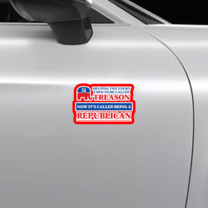 Republicans Treason Anti-trump Sticker, Car Magnet
