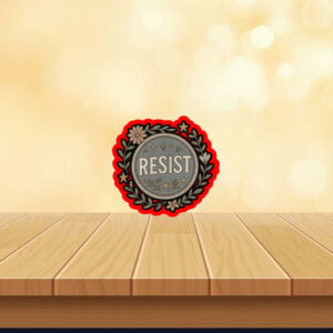 Resist Floral, Empowerment Flower, Anti Trump 2025 Sticker, Car Magnet