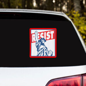 Resist! Statue of Liberty 2025 Sticker, Car Magnet