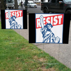 Resist! Statue of Liberty 2025 Yard Sign
