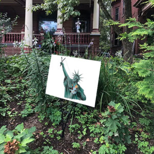 Resist Statue of Liberty, Anti Trump Yard Sign