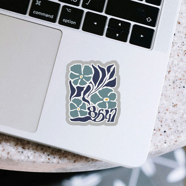 Retro 8647 Anti Trump, Anti Trump 86 47 Floral Boho Style Sticker, Car Magnet