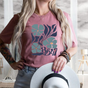 Retro 8647 Anti Trump, Anti Trump 86 47 Floral Boho Style T-Shirt