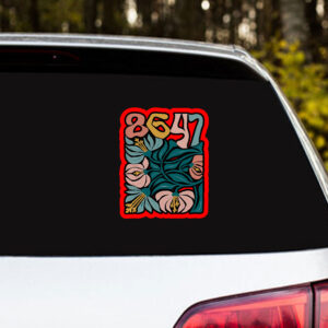 Retro 8647 Anti Trump - Funny Liberal Sticker, Car Magnet