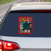 Retro 8647 Anti Trump - Funny Liberal Sticker, Car Magnet