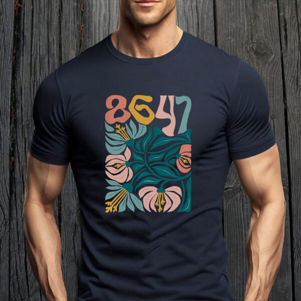 Retro 8647 Anti Trump - Funny Liberal T-Shirt