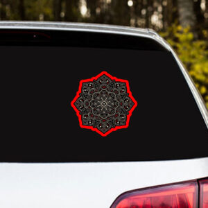 Scubtle Anti Fascist FDT Mandala Anti Trump 2025 Sticker, Car Magnet
