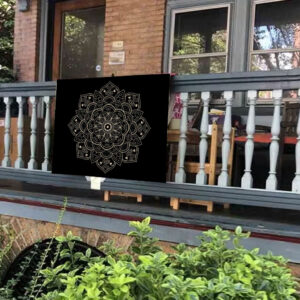 Scubtle Anti Fascist FDT Mandala Anti Trump 2025 Yard Sign