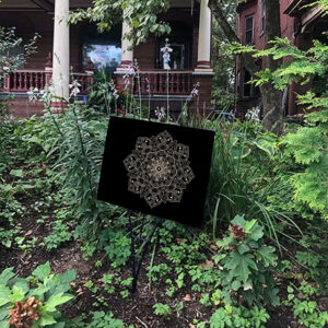 Scubtle Anti Fascist FDT Mandala Anti Trump - 8647 Fck Fascism Yard Sign