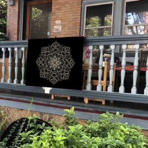 Scubtle Anti Fascist FDT Mandala Anti Trump - 8647 Fck Fascism Yard Sign