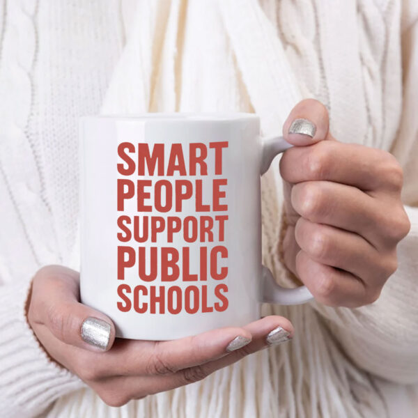 Smart Prople Support Public Schools - Fight Oligarchy Anti-Billionaire Mug