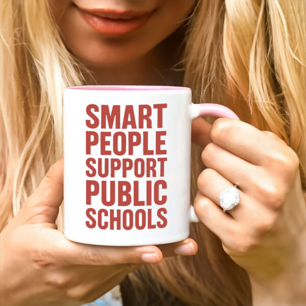 Smart Prople Support Public Schools - Fight Oligarchy Anti-Billionaire Mug