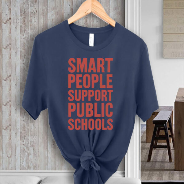 Smart Prople Support Public Schools - Fight Oligarchy Anti-Billionaire T-Shirt