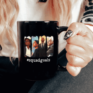 SquadGoals - AOC, Jasmine Crockett, Bernie, Booker 2025 Mug