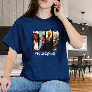 SquadGoals - AOC, Jasmine Crockett, Bernie, Booker 2025 T-Shirt