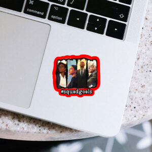 SquadGoals – AOC, Jasmine Crockett, Bernie, Booker 2025 Sticker, Car Magnet