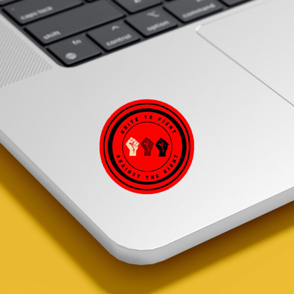 Stand Up for Justice - Antifascist - Unite to Fight Against the Right 2025 Sticker, Car Magnet