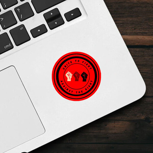 Stand Up for Justice - Antifascist - Unite to Fight Against the Right 2025 Sticker, Car Magnet