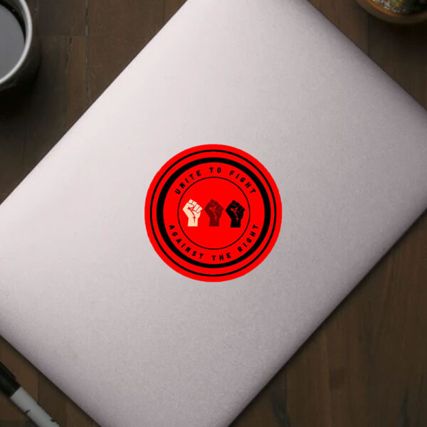 Stand Up for Justice - Antifascist - Unite to Fight Against the Right 2025 Sticker, Car Magnet