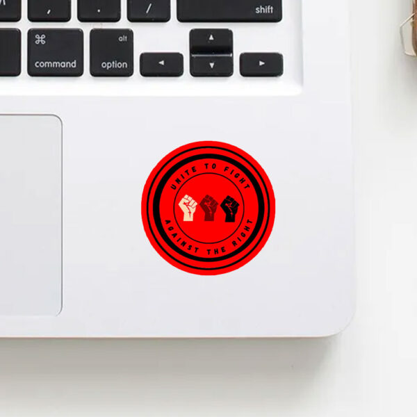 Stand Up for Justice - Antifascist - Unite to Fight Against the Right 2025 Sticker, Car Magnet