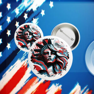 Statue of Liberty 8647 Button