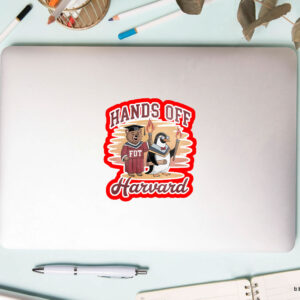 Steve Kerr Harvard - Hands Off Harvard 2025 Sticker, Car Magnet