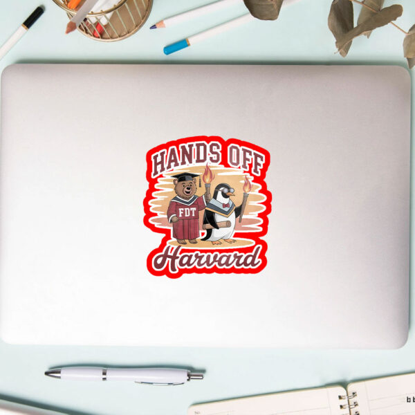 Steve Kerr Harvard - Hands Off Harvard 2025 Sticker, Car Magnet