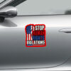 Stop Human Rights Violations - Anti Trump 2025 Sticker, Car Magnet