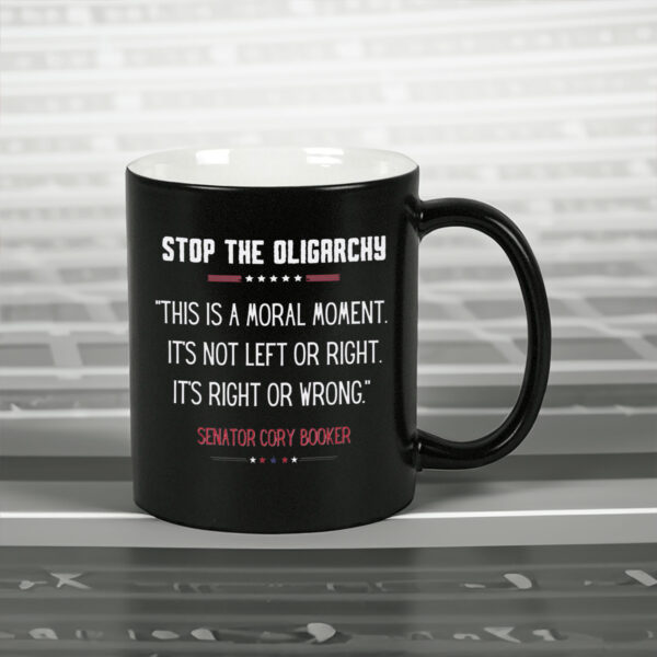 Stop The Oligarchy - Senator Cory Booker Mug