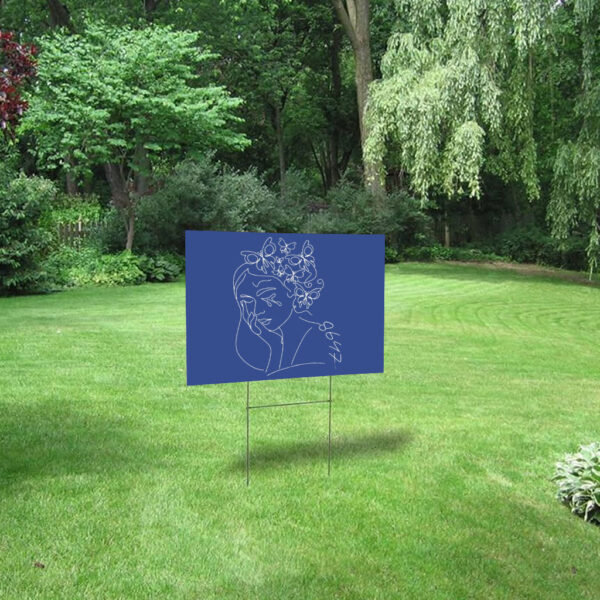 Subtle 8647 Anti Trump, Liberal Political Yard Sign