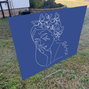 Subtle 8647 Anti Trump, Liberal Political Yard Sign