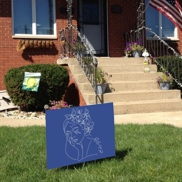 Subtle 8647 Anti Trump, Liberal Political Yard Sign