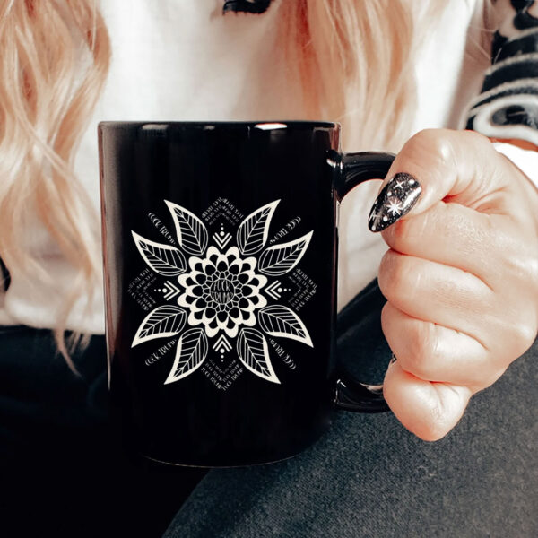 Subtle Anti Fascist FDT Mandala Political Mugs