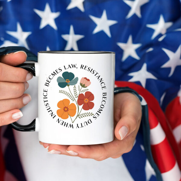 Subtle Anti Trump, Anti MAGA, Democrat Feminist Mug