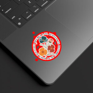Subtle Anti Trump, Anti MAGA, Democrat Feminist Sticker, Car Magnet