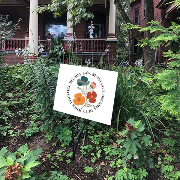 Subtle Anti Trump, Anti MAGA, Democrat Feminist Yard Sign