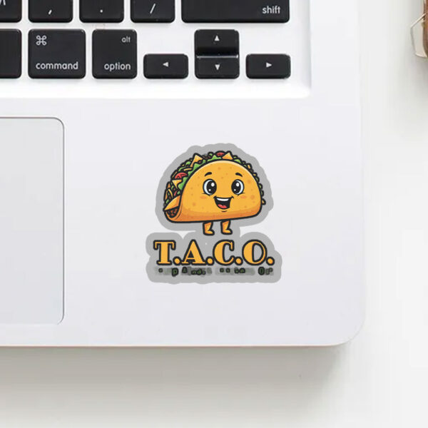 TACO - Trump Always Chickens Out - Funny Protest Sticker, Car Magnet Anti-Trump