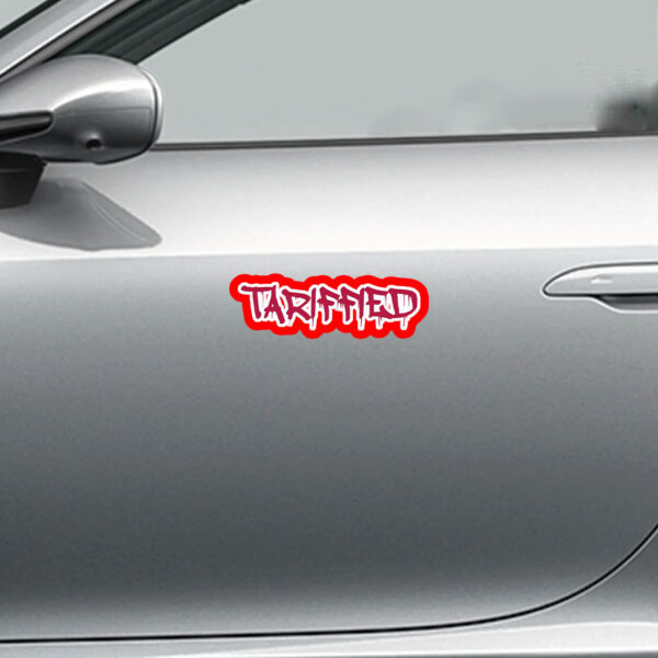 Tarrified, FDT Anti Trump 2025 Sticker, Car Magnet