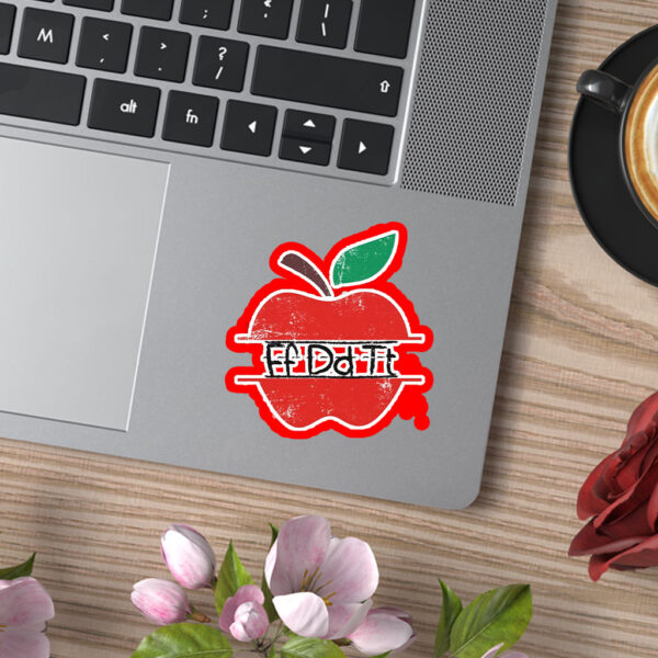 Teacher Apple FDT, Teacher F*ck Donald Trump 2025 Sticker, Car Magnet