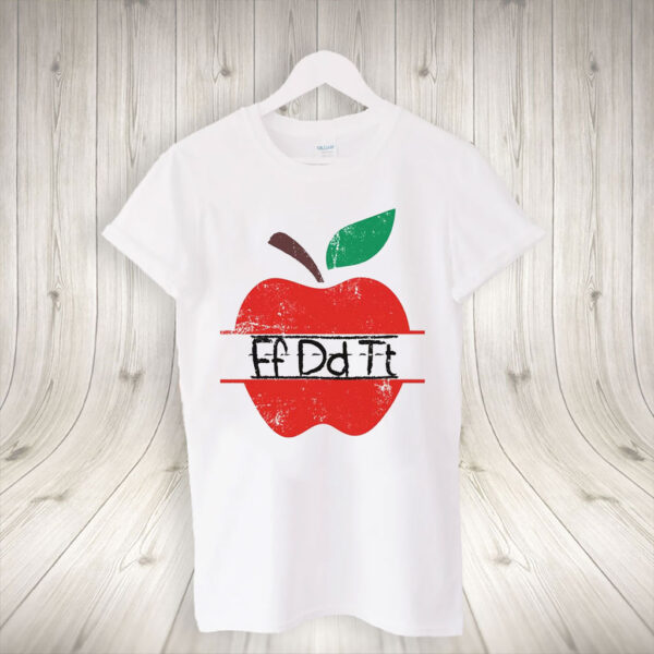 Teacher Apple FDT, Teacher F*ck Donald Trump 2025 T-Shirt