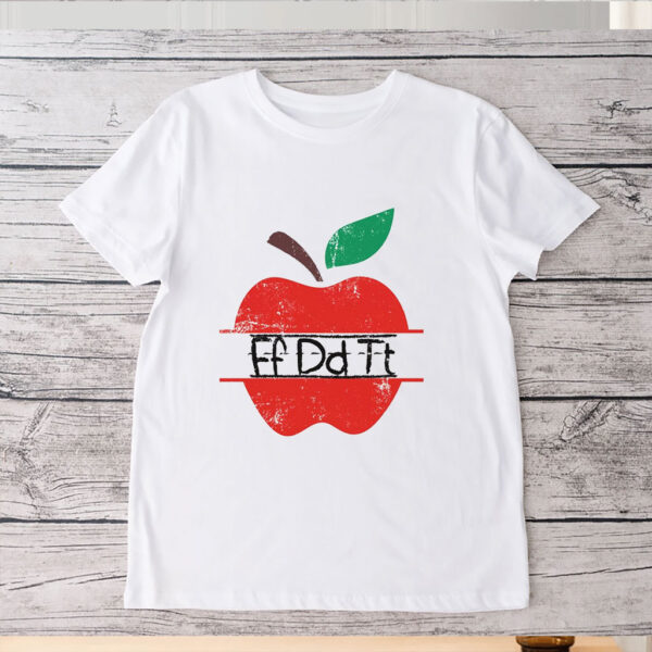 Teacher Apple FDT, Teacher F*ck Donald Trump 2025 T-Shirt