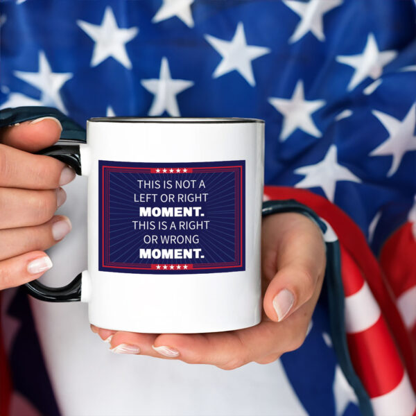 This Is Not A Left or Right Moment, This Is A Right Or Wrong Moment Mug