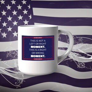 This Is Not A Left or Right Moment, This Is A Right Or Wrong Moment Mug