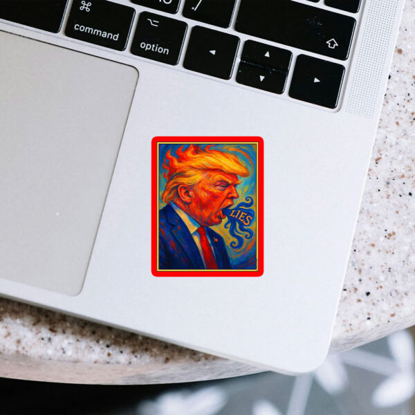 Trump Lies 2025 Sticker, Car Magnet