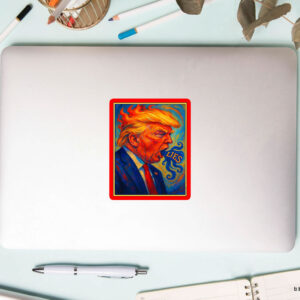 Trump Lies 2025 Sticker, Car Magnet