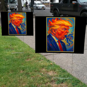 Trump Lies 2025 Yard Sign