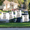 Wake Up And Fight Oligarchy Yard Sign