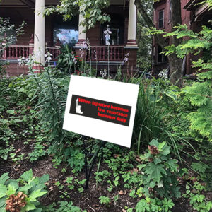 When Injustice becomes law resistance becomes duty Yard Sign
